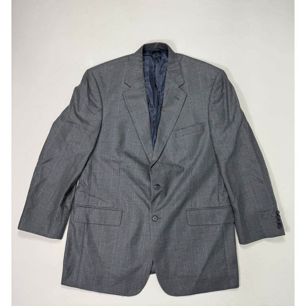 Brooks Brothers 346 Blazer Mens 42R Wool Silk Houndstooth VTG Sport Jacket